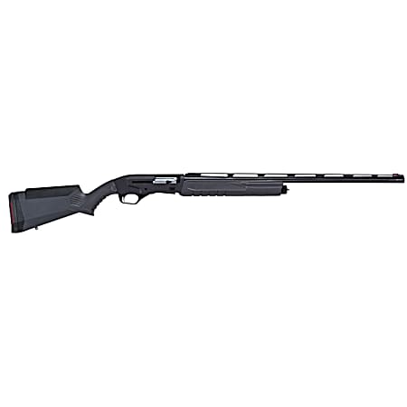 Savage Arms 57602 Renegauge Field Full Size 12 Gauge Semi-Auto 3 4+1 28 Black Melonite Fluted Vent Rib Barrel, Matte Black Aluminum Receiver, Adjustable Matte Gray Synthetic Stock, Right Hand