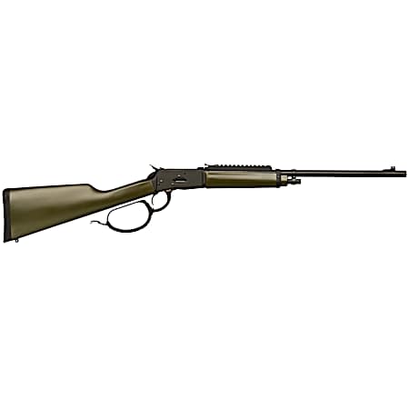 Gforce Arms GFLVR44OD Saddlehorn  44 Mag 10+1 16.50 Black Steel Barrel, Black Picatinny Rail Aluminum Receiver, Fixed Green Synthetic Stock