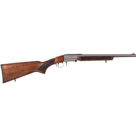 Gforce Arms GFTXP3520T GFTXP  350 Legend 1rd 20 Tactical Gray Steel Barrel, Tactical Gray Cerakote Picatinny Rail Steel Receiver, Fixed Walnut Wood Stock