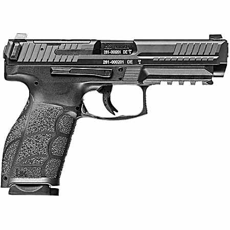 HK 81001057 VP9A1 K Compact Frame 9mm Luger 15+1 4.09 Black Steel Barrel, Black Optic Ready/Serrated Steel Slide, Black Polymer Frame w/Picatinny Rail, Black Polymer Grip, Ambidextrous