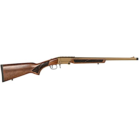 Gforce Arms GFTXP3520YT GFTXP  Youth 350 Legend 1rd 20 Bronze Cerakote Steel Barrel, Bronze Cerakote Picatinny Rail Steel Receiver, Fixed Walnut Wood Stock