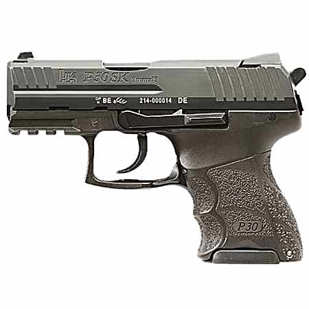 HK 81001108 P30SK V3 Sub-Compact Frame 9mm Luger 10+1 3.27 Black Steel Barrel, Black Cerakote Serrated Steel Slide, Black Polymer Frame w/Picatinny Rail, Ambidextrous