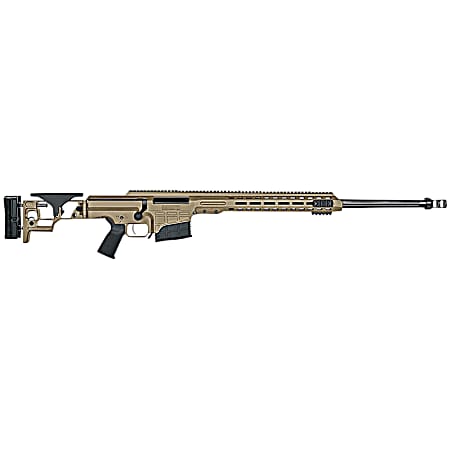 Barrett 18479 MRAD  338 Lapua Mag 26 10+1 Flat Dark Earth Cerakote Flat Dark Earth Folding with Adjustable LOP Stock Black Polymer Grip Right Hand