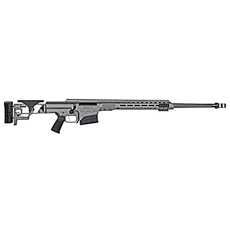Barrett 18480 MRAD  338 Lapua Mag 26 10+1 Gray Gray Folding with Adjustable LOP Stock Black Polymer Grip Right Hand