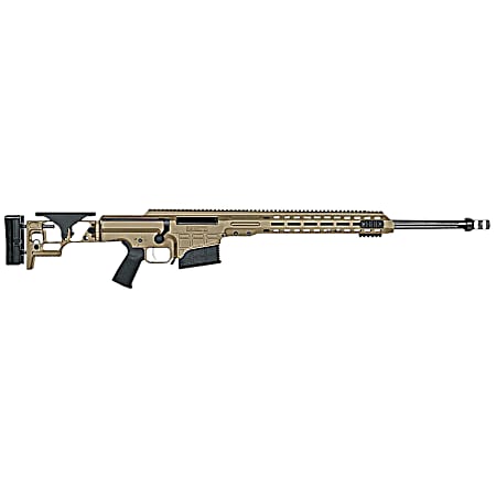 Barrett 18491 MRAD  308 Win 22 10+1 Flat Dark Earth Cerakote Flat Dark Earth Folding with Adjustable LOP Stock Black Polymer Grip Right Hand