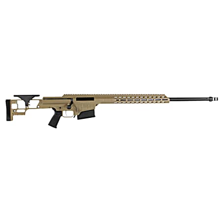 Barrett 18503 MRAD  338 Lapua Mag 26 10+1 Flat Dark Earth Cerakote Flat Dark Earth Fixed Adjustable Comb Stock Black Polymer Grip Right Hand