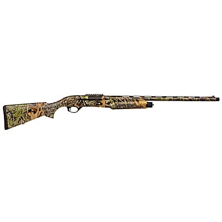 Gforce Arms GFONE1224MO3 One Turkey 12 Gauge 3 3+1 24 Steel Barrel, Picatinny Rail Receiver, Fixed Mossy Oak Break-Up Synthetic Stock