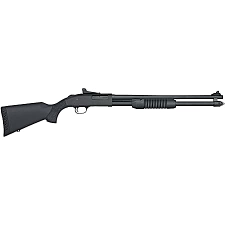 Mossberg 50699 590 Persuader 20 Gauge 8+1 3 20 Cylinder Bore Barrel, Matte Blued Metal Finish, Drilled & Tapped Receiver, Ghost Ring Sight, Synthetic Stock