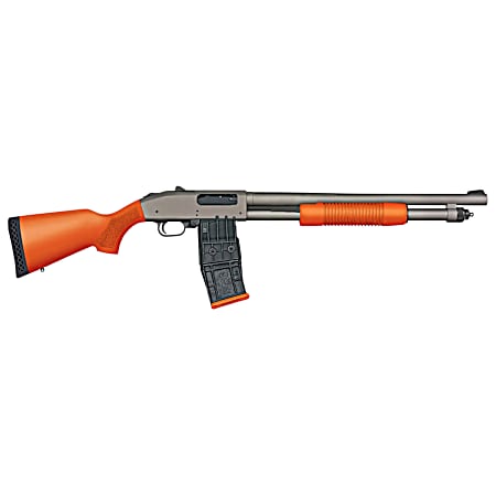 Mossberg 50220 590M  12 Gauge 10+1 18.50 Tungsten Gray Cerakote Barrel & Steel Drilled & Tapped Receiver, Magpul SGA Safety Orange Synthetic Stock