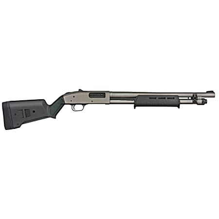 Mossberg 50795 590A1 Pro 6+1 18.50 Tungsten Gray Cerakote Barrel & Steel Drilled & Tapped Receiver, Magpul SGA Synthetic Stock