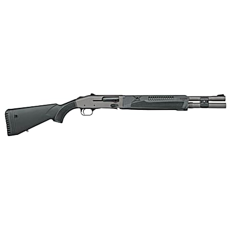 Mossberg 85170 940 Pro 12 Gauge 7+1 18.50 Tungsten Gray Cerakote Barrel, Tungsten Gray Cerakote Aluminum Drilled & Tapped Receiver, Black Fixed Synthetic Stock
