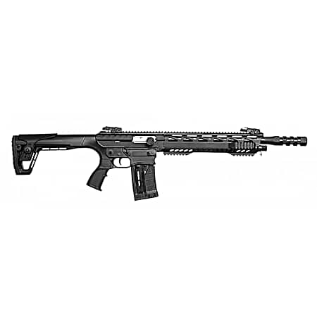 Gforce Arms GF991220DLX GF99 Deluxe 12 Gauge 5+1 20 Black Threaded Barrel, Black Cerakote Picatinny Rail Receiver, Adjustable Black Synthetic Stock