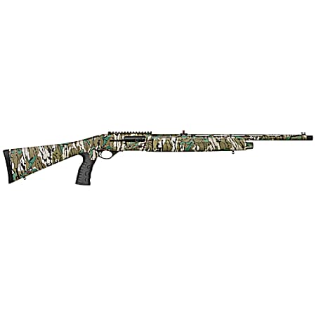 Mossberg 75802 SA Turkey 28 Gauge Semi-Auto 2.75 4+1 22 Mossy Oak Greenleaf Steel Barrel, Picatinny Rail Receiver, Fixed Mossy Oak Greenleaf Synthetic Stock, Brown Polymer Grip, Right Hand
