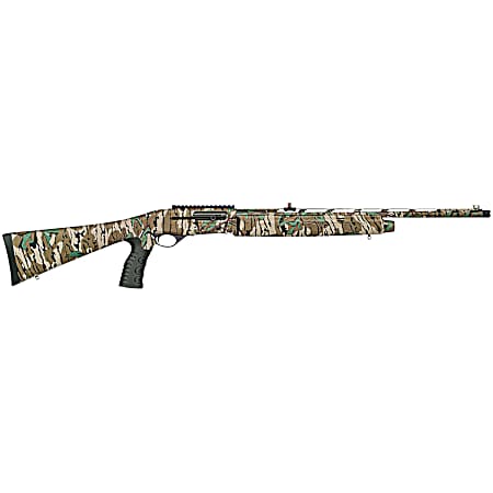 Mossberg 75810 SA-410 Tactical 410 Gauge Semi-Auto 3 4+1 22 Mossy Oak Greenleaf Vent Rib Barrel, Mossy Oak Greenleaf Picatinny Rail Receiver, Fixed w/Pistol Grip Synthetic Stock