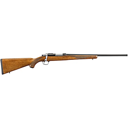 Ruger 7225 77/22  22 Hornet 6+1 Capacity, 20 Threaded Barrel, Blued Alloy Steel, Integral Scope Mount On A Solid Steel Receiver, American Walnut Stock