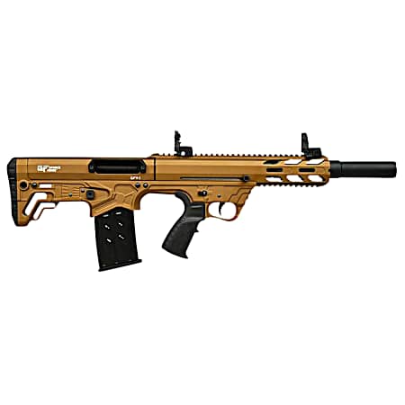 Gforce Arms GFY1BRNZ GFY-1 USA 12 Gauge Semi-Auto 3 5+1 18.50 Black Threaded Barrel, Bronze Cerakote Aluminum Receiver w/Picatinny Rail, Bronze Bullpup Polymer Stock, Polymer Grip