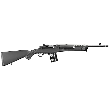 Ruger 5864 Mini-14 Tactical 300 Blackout 20+1 16.12 Blued Threaded Barrel, Blued Drilled & Tapped Steel Receiver, Black Synthetic Fixed Stock, Right Hand