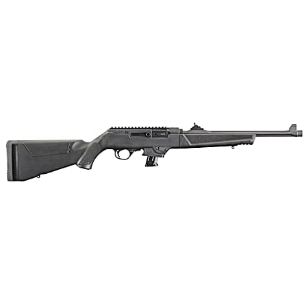 Ruger 19101 PC Carbine *NY/CA Compliant 9mm Luger 10+1 16.12 Fluted Barrel, Type III Black Hard Coat Anodized Receiver, Synthetic Stock, Optics Ready