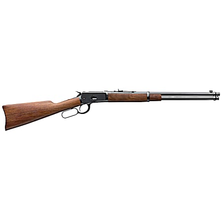 Winchester Repeating Arms 534177140 Model 1892 Carbine Full Size 44-40 Win 10+1 20 Brushed Polish Blued Steel Barrel, Drilled & Tapped Steel Receiver, Black Walnut Straight Grip Stock