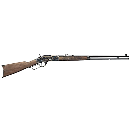 Winchester Guns 534217140 Model 1873 Sporter 44-40 Win 13+1 Cap 24 Octagon Barrel Color Case Hardened Rec Satin Oiled Walnut Fixed Straight Grip Stock Right Hand (Full Size)