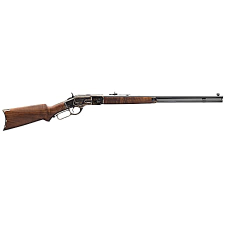 Winchester Guns 534228140 Model 1873 Sporter 44-40 Win 14+1 Cap 24 Octagon Barrel Color Case Hardened Rec Satin Oiled Walnut Fixed Pistol Grip Stock Right Hand (Full Size)