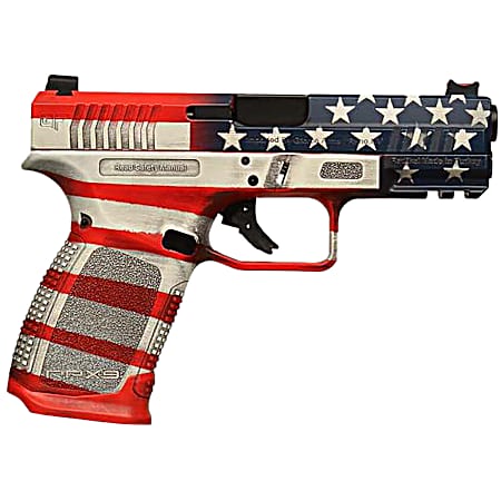 Gforce Arms GFRPX3C9USA Exodus  9mm Luger 15+1 4.02 Black Steel Barrel, USA Cerakote Serrated Steel Slide, USA Cerakote Polymer Frame w/Accessory Rail, Textured Grip