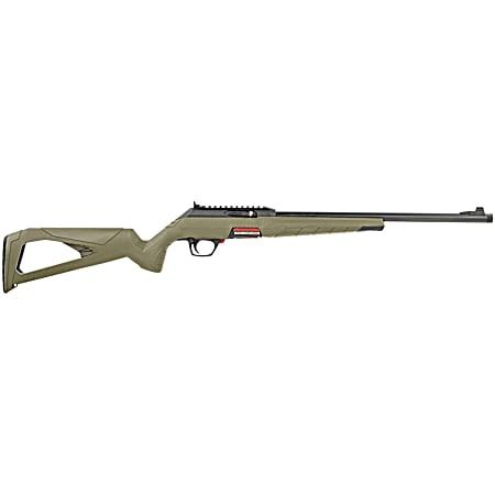 Winchester Repeating Arms 521140102 Wildcat  22 LR 10+1 18, Matte Black Barrel/Rec, Skeletonized OD Green Stock, Ghost Ring Sight, Suppressor Ready