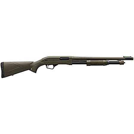 Winchester Repeating Arms 512425695 SXP Defender 20 Gauge 3 5+1 (2.75) 18, OD Green, Synthetic Furniture, TruGlo Fiber Optic Sight
