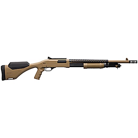 Winchester Repeating Arms 512410395 SXP Extreme Defender 12 Gauge 3 18 5+1 Flat Dark Earth Rec/Barrel Flat Dark Earth Fixed Pistol Grip with Adjustable Comb Stock