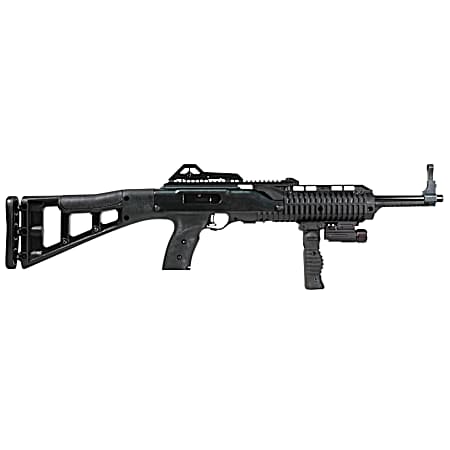 Hi-Point 995FGFLTS 995TS Carbine 9mm Luger 16.50 10+1 Black All Weather Molded Stock W/Forward Folding Grip and Weapon-Mounted Flashlight