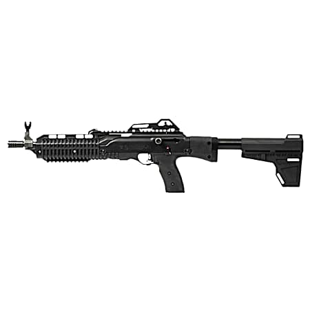 Hi-Point 4595PBRACE 4595P  45 ACP 9+1 14.95 Black Threaded Barrel, Black Powdercoat Polymer Receiver w/Picatinny Rail, Black Pistol Brace, Black Plastic Grip