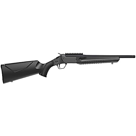 Rossi LWC044MBK LWC  44 Mag 1rd 16.50 Black Oxide Threaded Barrel, Black Picatinny Rail Steel Receiver, Black Fixed Synthetic Stock