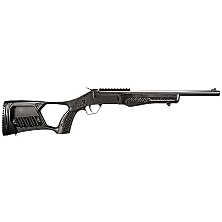 Rossi SSPS45BKIT Survival Stow & Go Bag Kit 45 Colt (Long Colt) 1rd 16 Black Oxide Single Shot Barrel, Black Oxide Picatinny Rail, Thumbhole w/Shell Holder Synthetic Stock, Carry Bag