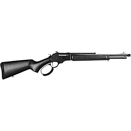 Rossi 953030161TB R95 Triple Black 30-30 Win 5+1 16.50 Black Cerakote Threaded Barrel, Black Cerakote Picatinny Rail Steel Receiver, Black Splatter Fixed Wood Stock