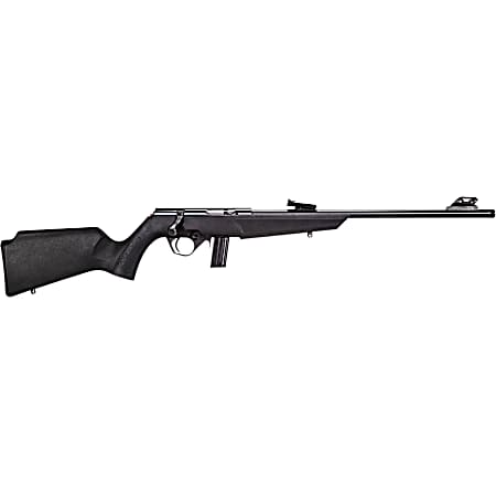 Rossi RB22L1611 RB22  Compact 22 LR 10+1, 16 Matte Black Button Rifled Free Floating Steel Barrel, Matte Black Stainless Steel Receiver, Black Monte Carlo Stock, Right Hand