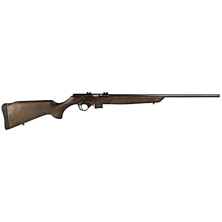 Rossi RB22W2111WD RB22  Full Size 22 WMR 5+1 21 Blued Steel Barrel, Blued Weaver Scope Mount Steel Receiver, Hardwood Monte Carlo Stock