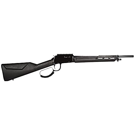 Rossi RL22161ST Rio Bravo Tactical 22 LR 10+1 16.50 Polished Black Oxide Steel Threaded Barrel, Picatinny Rail Matte Black Aluminum Receiver, Fixed Black Synthetic Stock