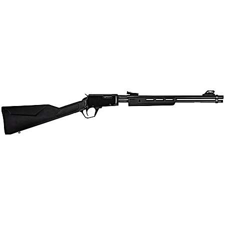 Rossi  Gallery  Pump 22 WMR 12+1 20, Black, Polished Steel Barrel/Rec, Synthetic Stock, Fiber Optic Sights