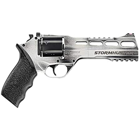 Chiappa Firearms 340334 Rhino 60DS Limited Edition 357 Mag 6 Shot 6 Stormhunter (White) Steel Vent Rib Barrel, Cylinder & Aluminum Frame, Black Walnut Grip, Hammer Safety