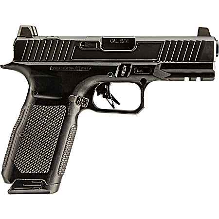 Rock Island 566119mm Luger 17+1 4.49 Black Barrel,  Black PVD Coating Slide, Black Anodized Frame, Black Aluminum Grip