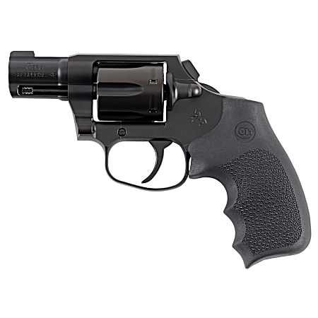 Colt Mfg COBRAMB2RNS Night Cobra  38 Special +P 6rd Shot 2 Black PVD Stainless Steel Barrel, Cylinder & Frame, Black Hogue Overmolded Grip, Exposed Hammer