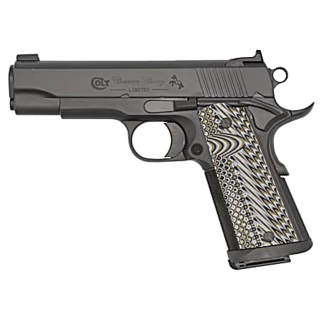 Colt Mfg O4040CS Custom Carry Commander 45 ACP 8+1 4.25 Smoke Gray Decobond Steel Serrated Slide, Smoke Gray Decobond Steel Frame w/Beavertail, G10 Grip
