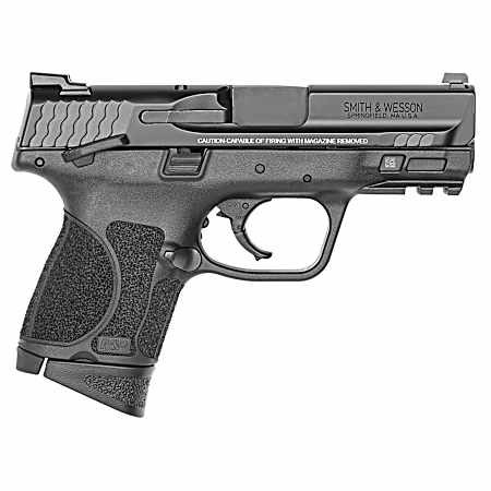 Smith & Wesson 12482 M&P M2.0  Sub-Compact 9mm Luger 12+1, 3.60 Black Armornite Stainless Steel Barrel & Serrated Slide, Matte Black Polymer Frame w/Picatinny Rail