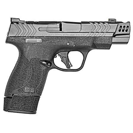 Smith & Wesson 13990 M&P 9 Shield Plus 9mm Luger 10+1 15+1 13+1 4 Stainless Armornite Gray Ported/Serrated Stainless Steel Slide Black Textured Grip