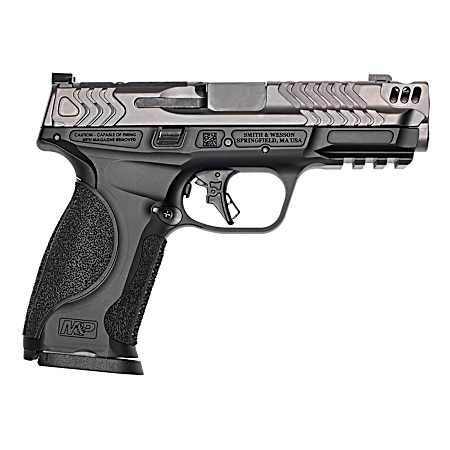 Smith & Wesson 13987 M&P M2.0 Metal Full Size Frame 9mm Luger 17+1 4.22 Black Armornite Stainless Steel Barrel Gray Armornite Optic Cut/Serrated Stainless Steel Slide Black Aluminum Black Polymer Gri