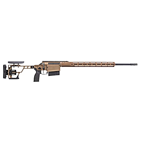 Sig Sauer CROSSMAG300WM24B Cross Magnum 300 Win Mag 6+1 24 Threaded Barrel, Coyote Cerakote, M-LOK/ARCA Rail Handguard, Fully Adj. Folding Stock, PRS Style Grip, Muzzle Brake, Integrated Optics Mount