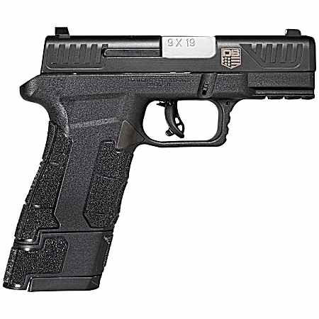 Diamondback DB0300P001 AM2  Sub-Compact Frame 9mm Luger 17+1, 3.50 Stainless Steel Barrel, Black Nitride Serrated Stainless Steel Slide, Black Polymer Frame w/Picatinny Rail & Polymer Grip