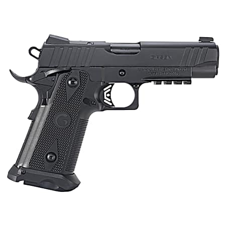 Girsan 395010 Witness2311  10mm Auto 15+1 4.25 Black Steel Barrel, Black Optic/Ready Serrated Black Polymer Frame w/Beavertail & Picatinny Rail, Black Checkered Polymer Grip, Ambidextrous