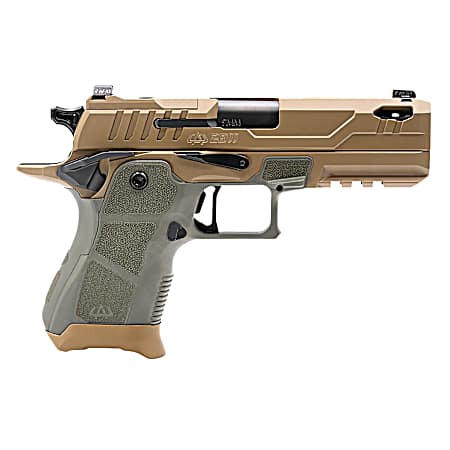 Oa Defense OA2311CPROKITHDSPRT15 2311 Compact Pro 9x19 15rd 4.25 Black DLC Ported Barrel High Desert Sage Optic Ready 17-4 Stainless Steel Slide High Desert Sage Polymer Grip Ambidextrous