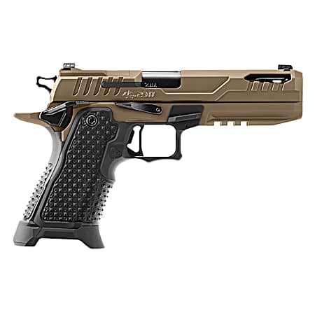 Oa Defense OA2311FPROELTHDBPRT21 2311 Pro Elite 9mm Luger 17+1/21+1 5 Black DLC Ported Barrel, Optic Ready/Serrated Slide, Black Aluminum Frame w/Picatinny Rail, Black Grip, Ambidextrous